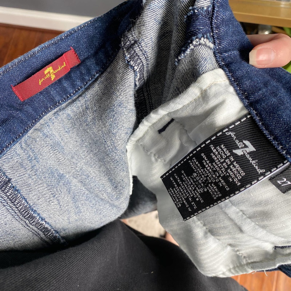 7 For All Mankind Zebra Print Button Front Skirt - image 4